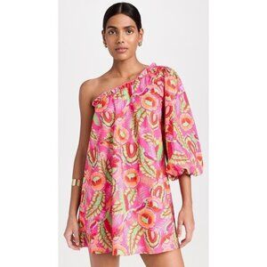 Show Me Your Mumu One Shoulder Tropical Dress Small
